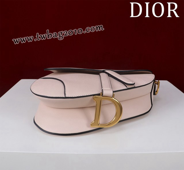 Dior专柜新款迪奥高仿原单长肩带大小号牛皮马鞍包手拎斜挎包 djfk1795